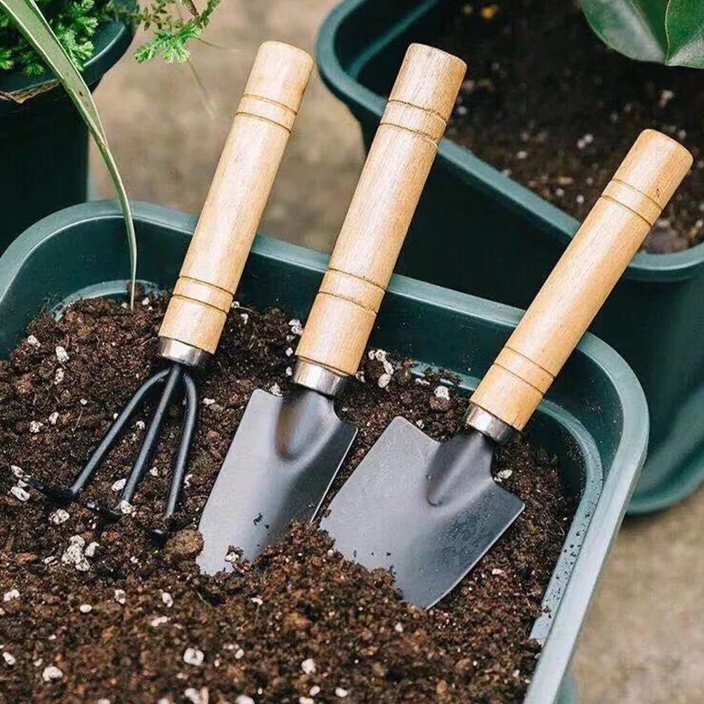 1 Set of Garden Tools Outdoor Gardening Hand Tools Garden Trowel Rake Garden Tool for Planting - Image 2