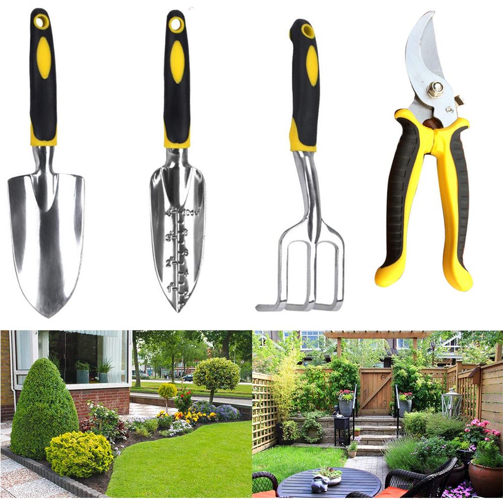 Garden Tools Set 5 Piece Floral Heavy Duty Gardening Tools with Pruning Shears / Hand Trowel / Transplanter / Hand Ra... - Image 6