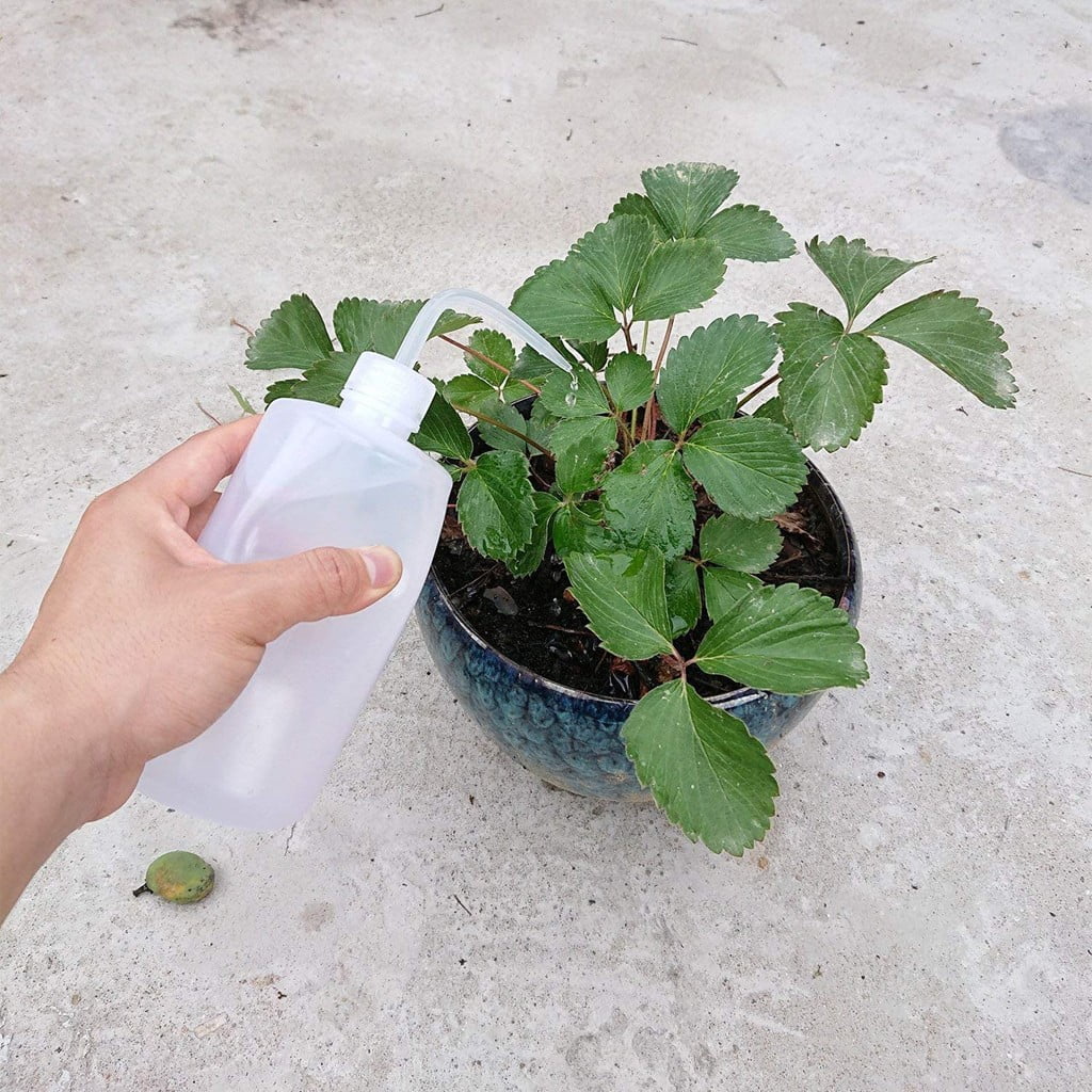 2Pcs Succulent Watering Bottle Plastic Bend Mouth Watering Cans, 250Ml Squeezed Bottle Plant Mist Bottle Flower Squeezed Watering Can Kettle - Image 4