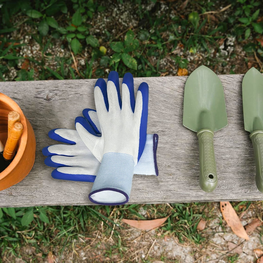 36 Pairs Gardening Work Gloves Bulk for Men Women, Breathable Nitrile Rubber Coated Garden Gloves for Gardening, 9.1 ... - Image 4