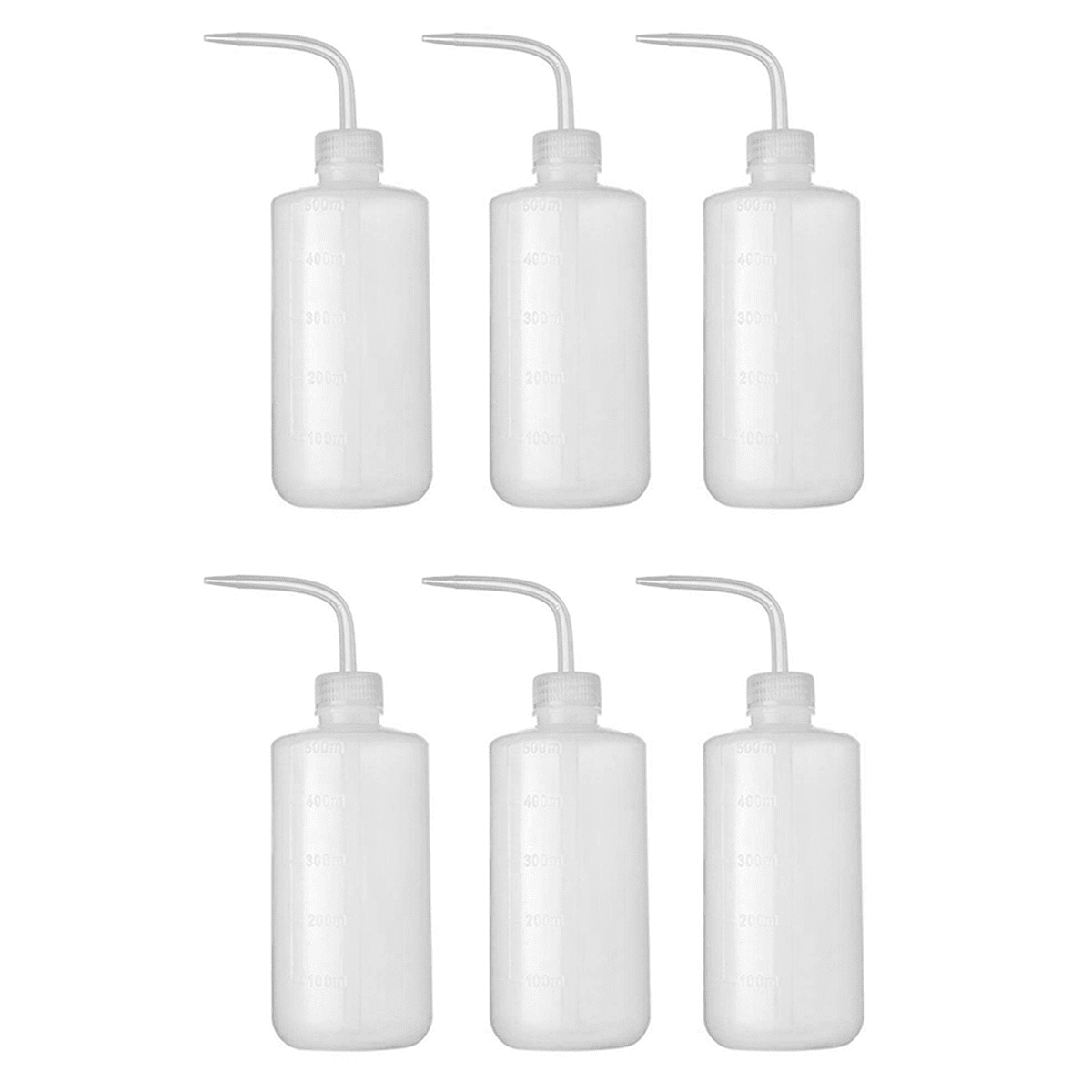 6Pcs Irrigation Bottle 500Ml 17Oz Indoor Plant Watering Can Water Squirt Bottle Plastic Rinse Bottle for Wash Tattoo - Image 6