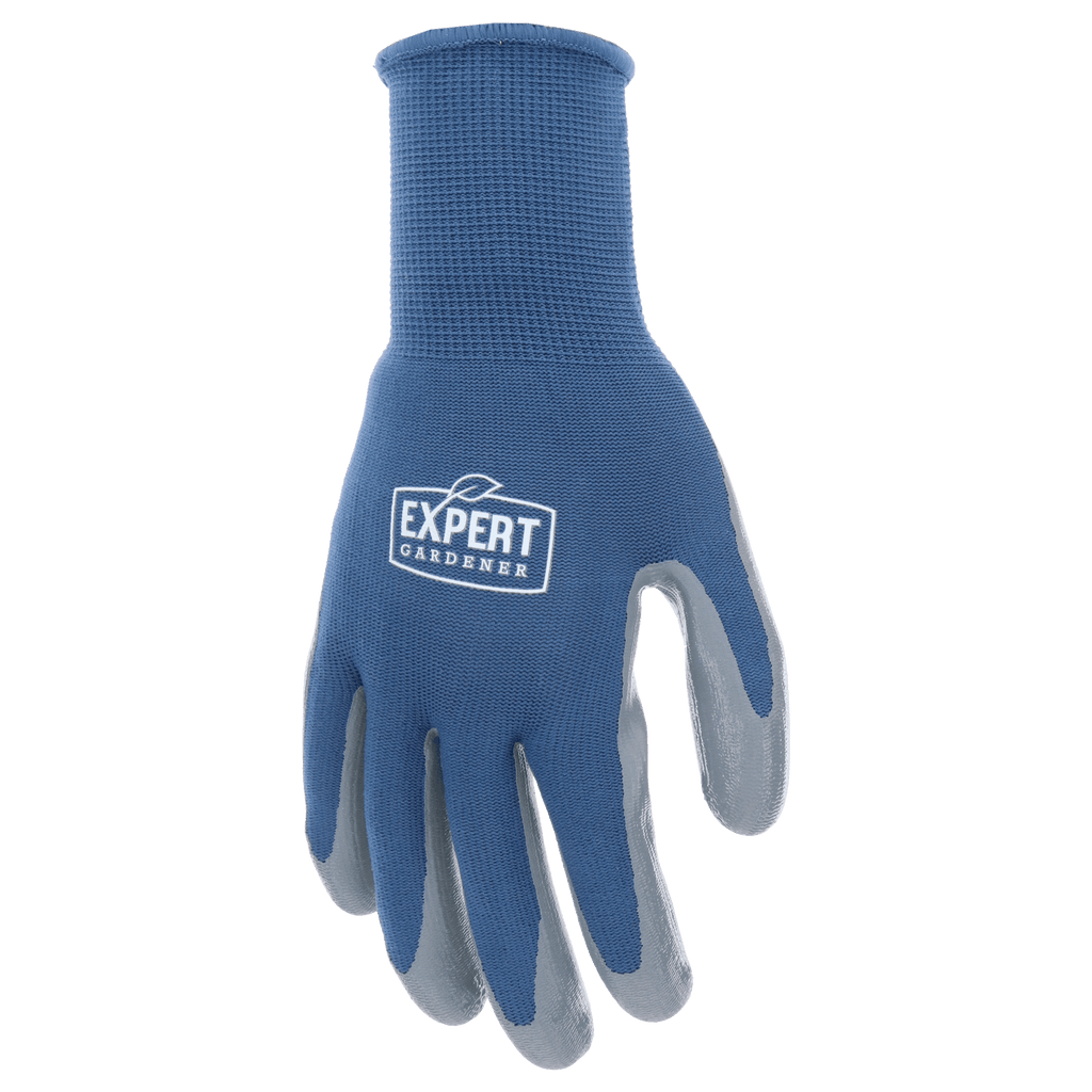 Expert Gardener Blue Nitrile Sustainable Gloves Medium - Image 2