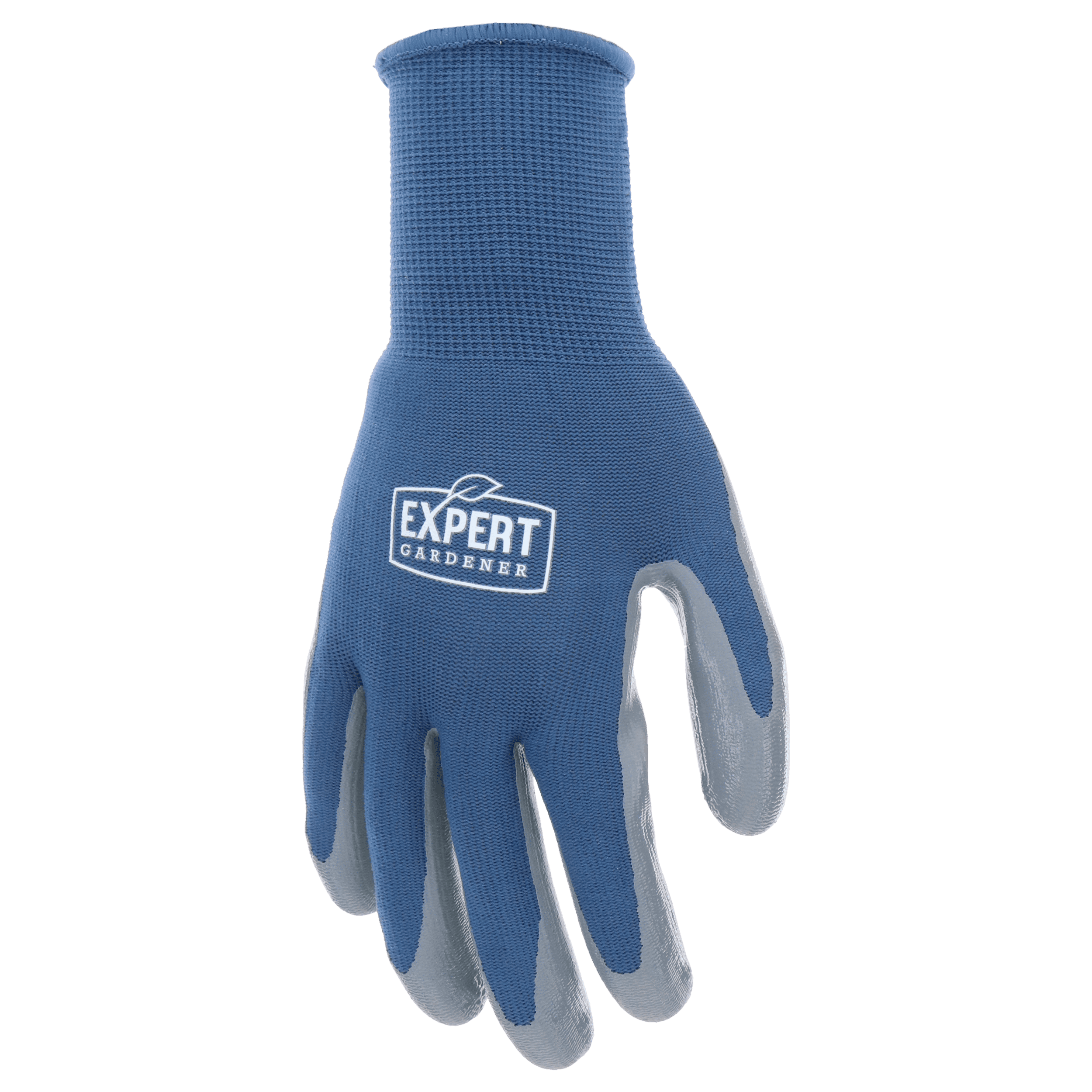 Expert Gardener Blue Nitrile Sustainable Gloves Medium - Image 2