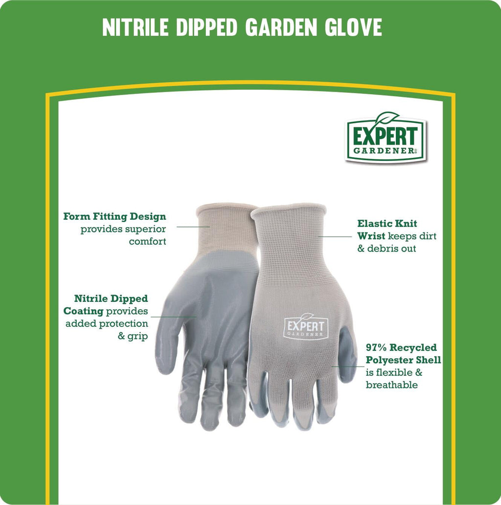 Gray Nitrile Sustainable Gloves Large - Image 4
