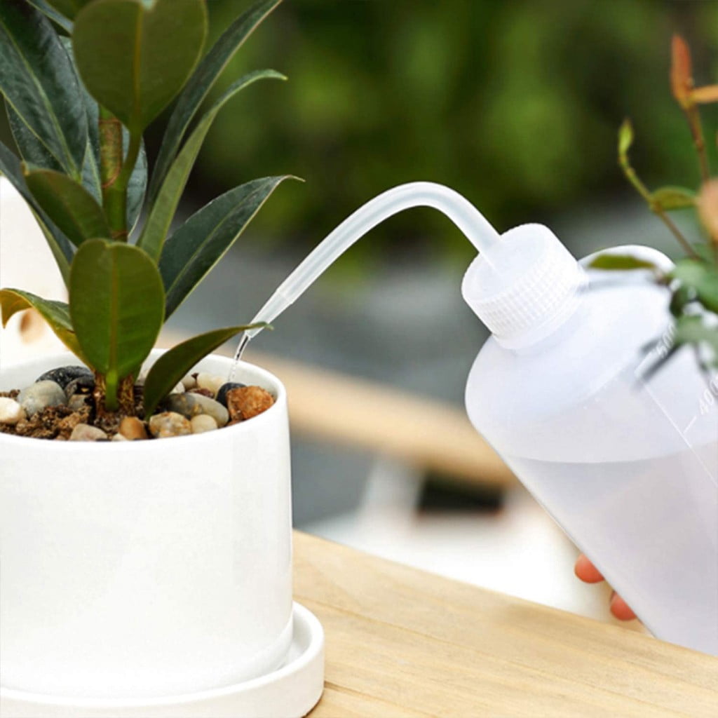 2Pcs Succulent Watering Bottle Plastic Bend Mouth Watering Cans, 250Ml Squeezed Bottle Plant Mist Bottle Flower Squeezed Watering Can Kettle - Image 2