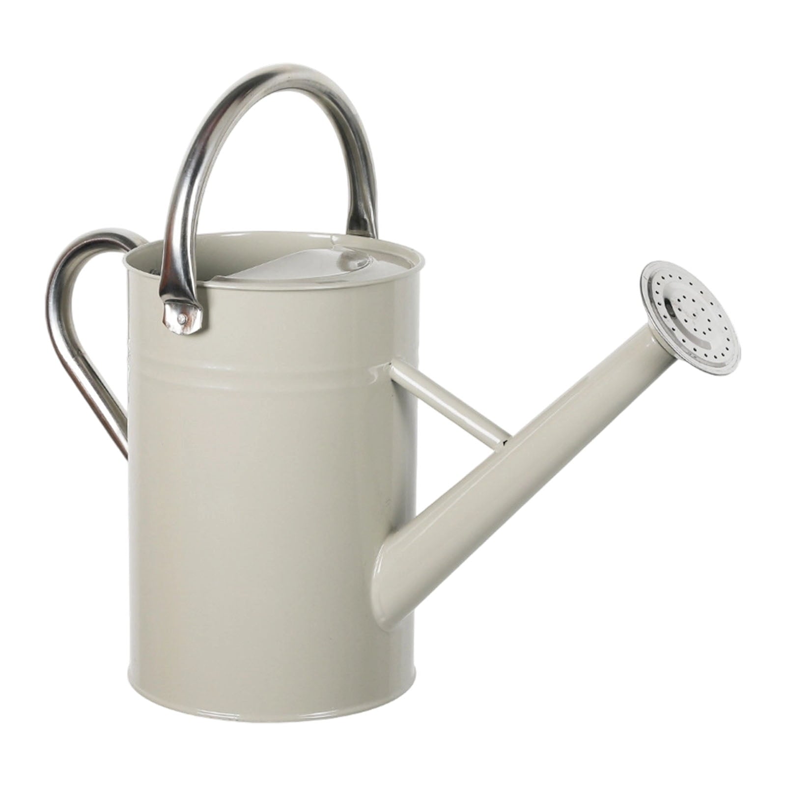 Industrial 5L Capacity Metal Watering Can Heavy Gauges Iron Comfortable Angled Spout Garden Irrigation Solution - Image 6