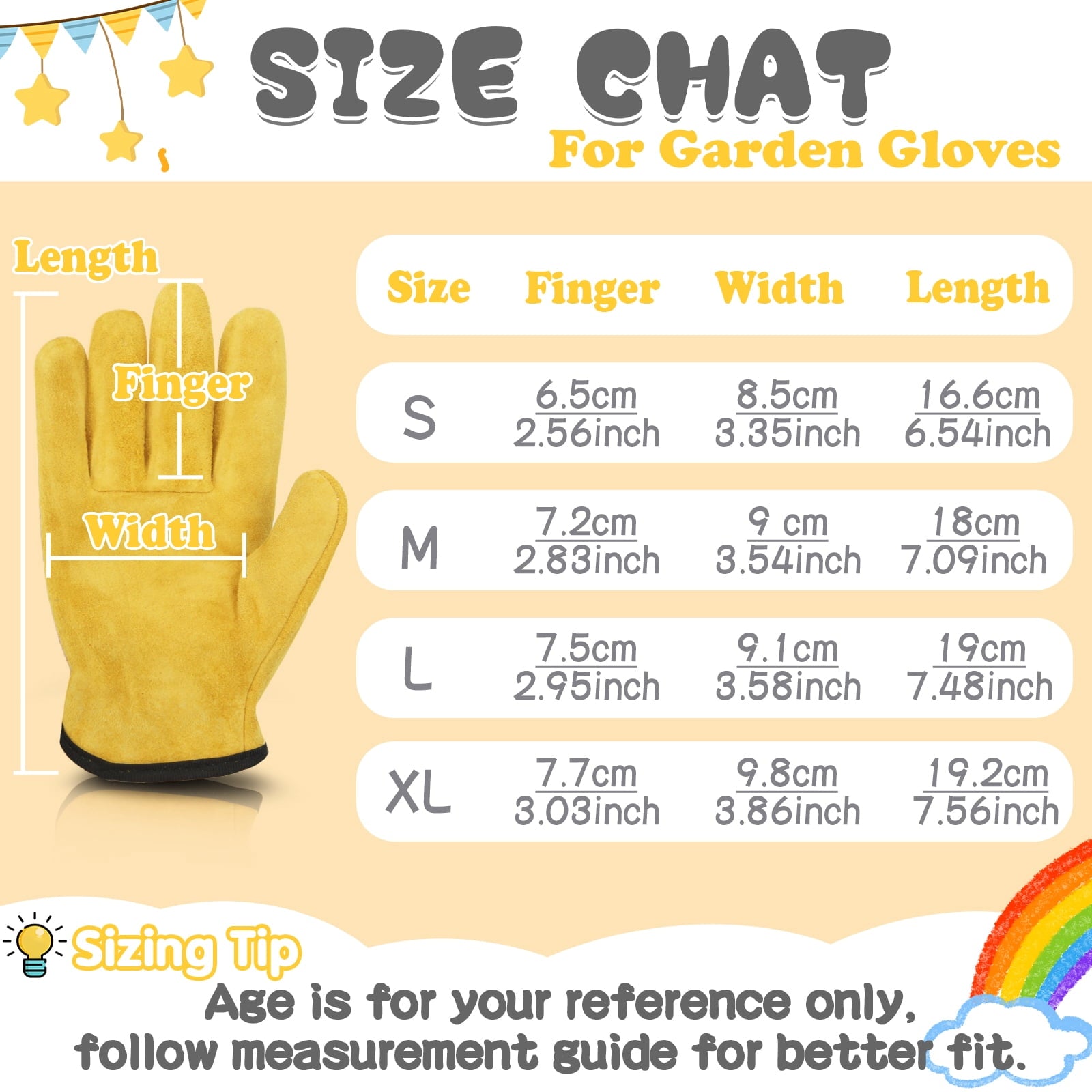 Kids Leather Gardening Gloves for Toddlers, Breathable Yard Work Gloves(Green, Small, Age 2-4) - Image 5