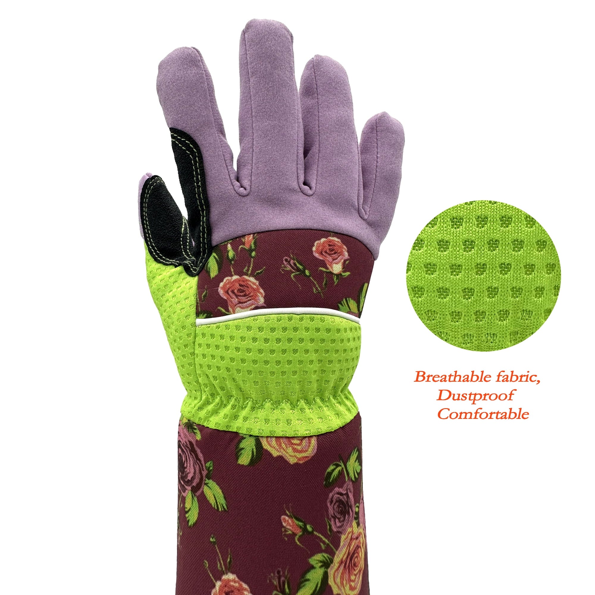 Gardening Gloves for Women, Thorn Proof, Long Sleeve, Protect Hands and Arms, Average Size - Image 3