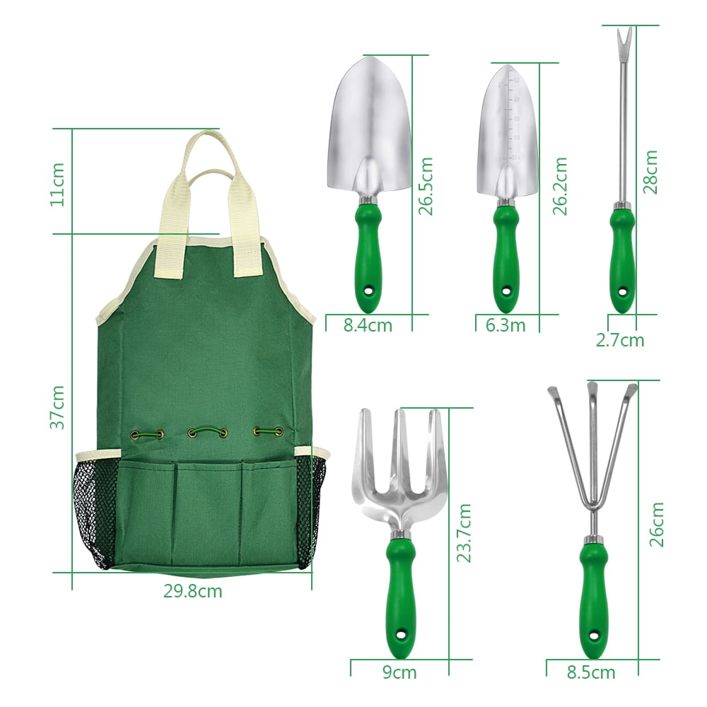 GardenHOME Garden Tool Set - 11Pcs Garden Hand Tool Set Equipment with Tote Bag Adjustable and Apron,Gardening Tools for Women - Image 2