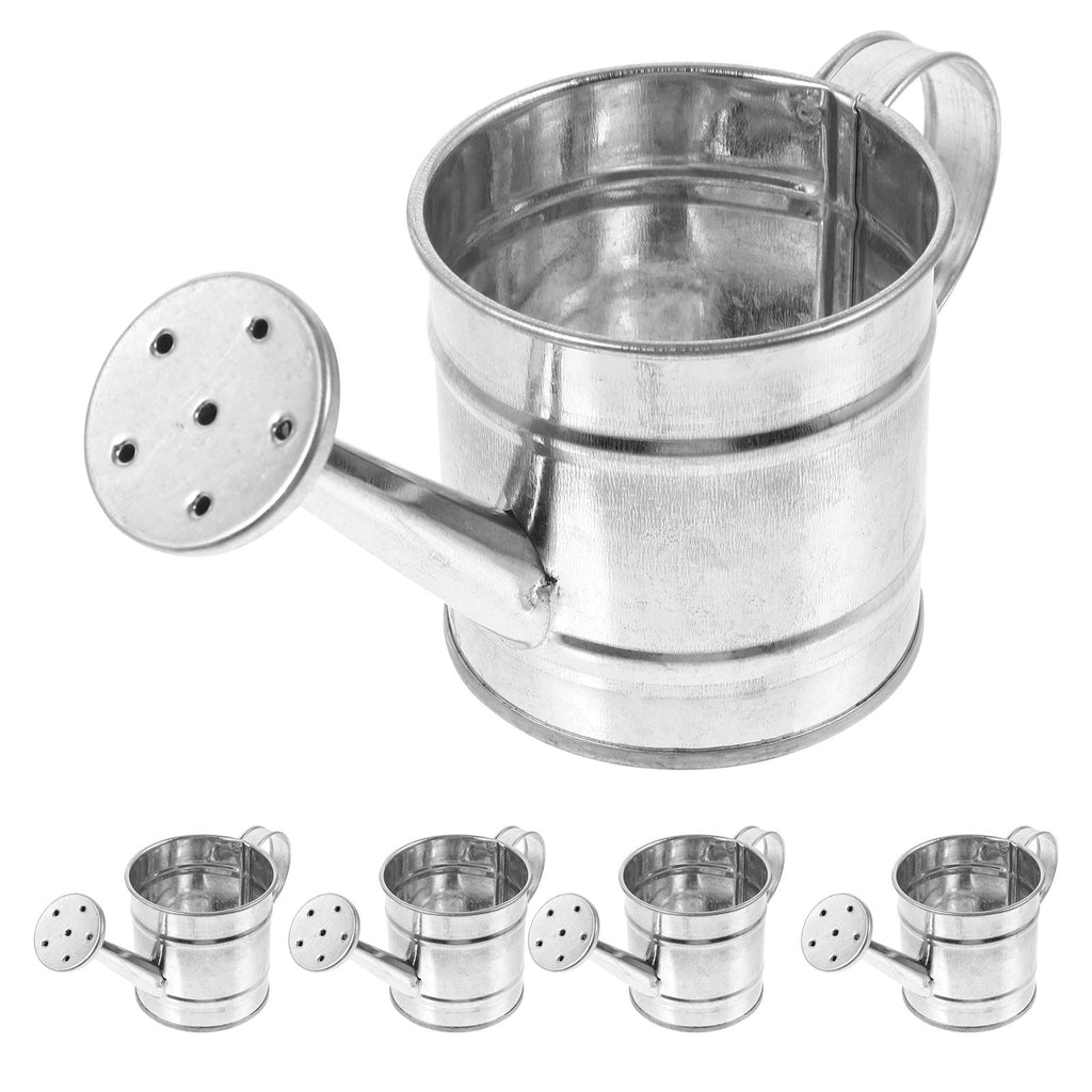 BESTOYARD crafts little watering cans Iron House Accessories Simple Design 5pcs - Image 3