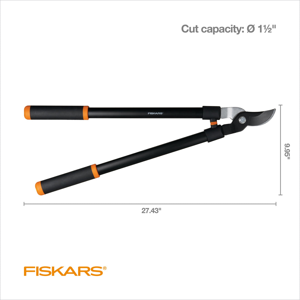 28" , Steel Blade Garden Bypass Lopper and Tree Trimmer, 1.5" Diameter Cutting Capacity - Image 2