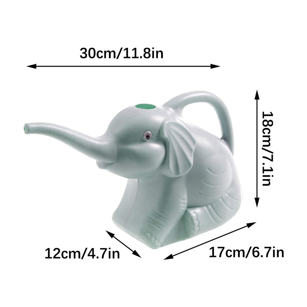 Elephant Watering Can for Outdoor Plants Garden Flowers Plants with Sprinkler Smooth Kids Watering Can for Indoor & O... - Image 3
