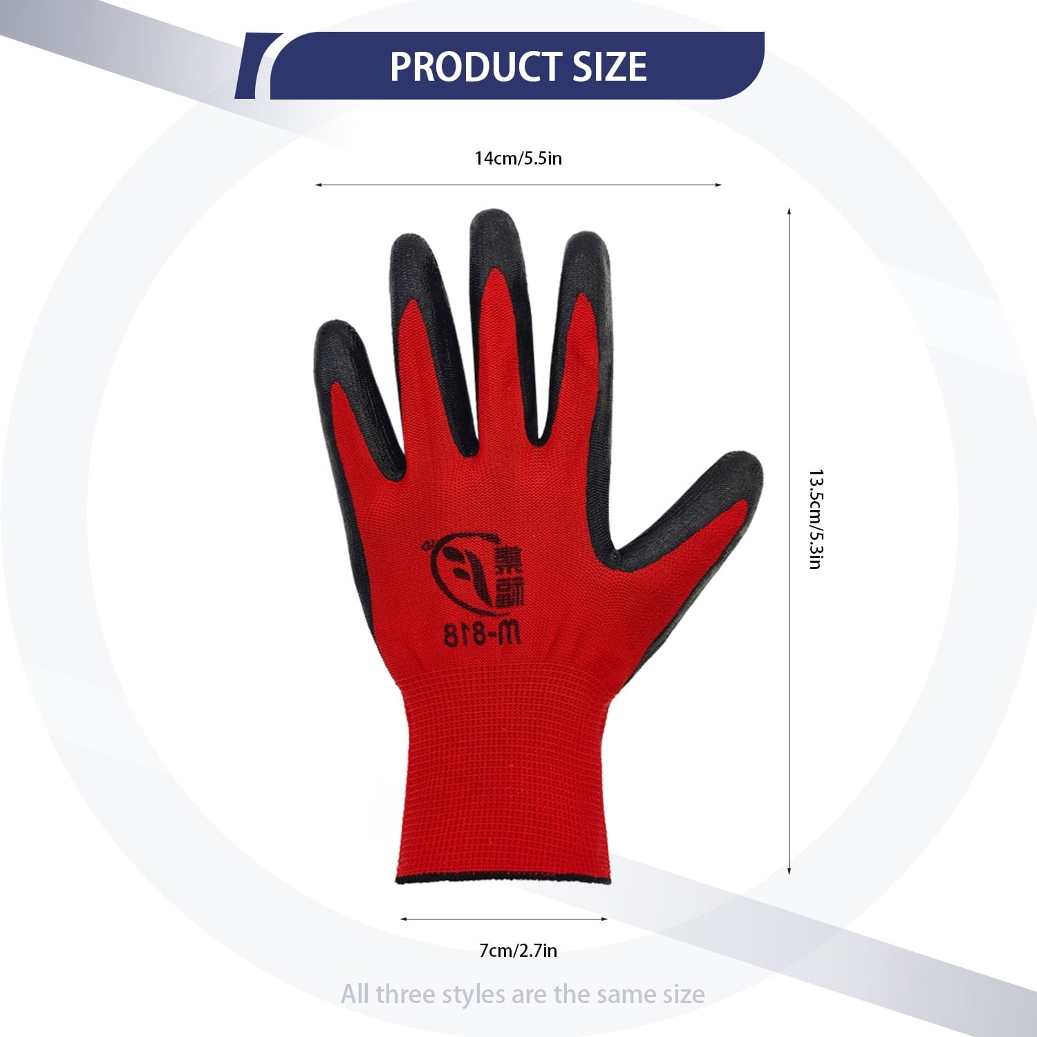 24 Pairs Gardening Gloves for Men Women Breathable Rubber Coated Safety Work Gloves Bulk for Gardening Construction Work - Image 2