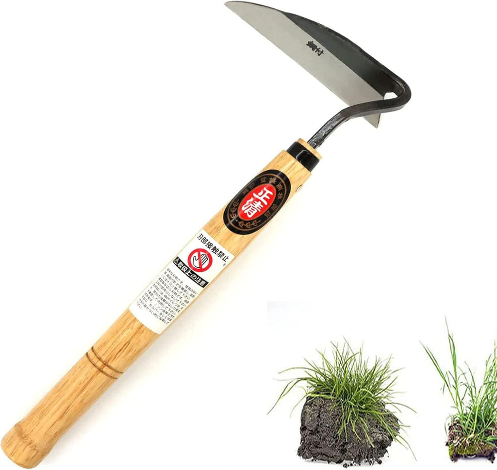 Kana Hoe 217 Japanese Garden Tool - Hand Hoe/Sickle is Perfect for Weeding and Cultivating. The Blade Edge is Very Sharp. (Left-Handed) - Image 6