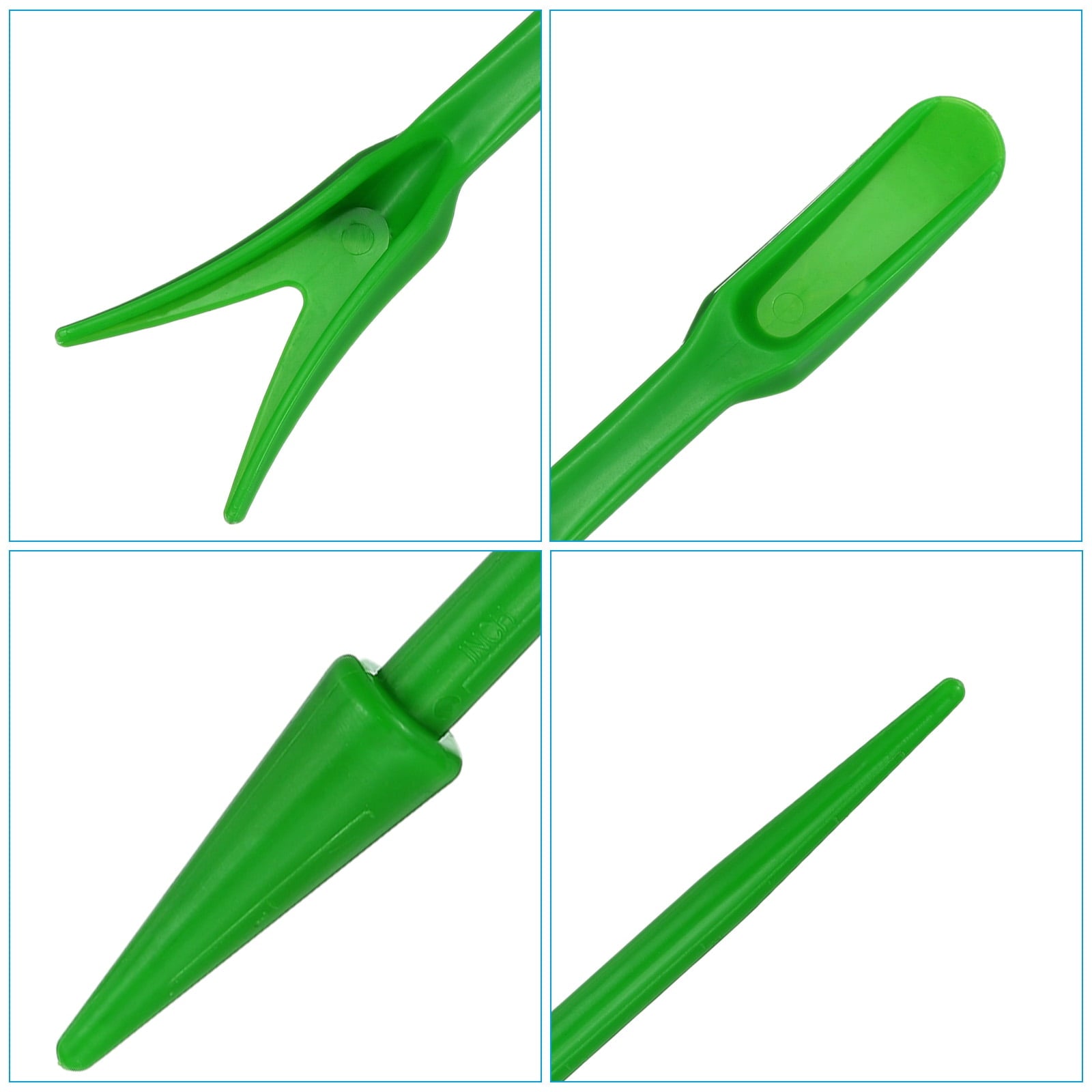 Mini Garden Hand Succulent Transplanting Tools, 4 Pack Digging Planting Widger Dibber Tools, Green - Image 3