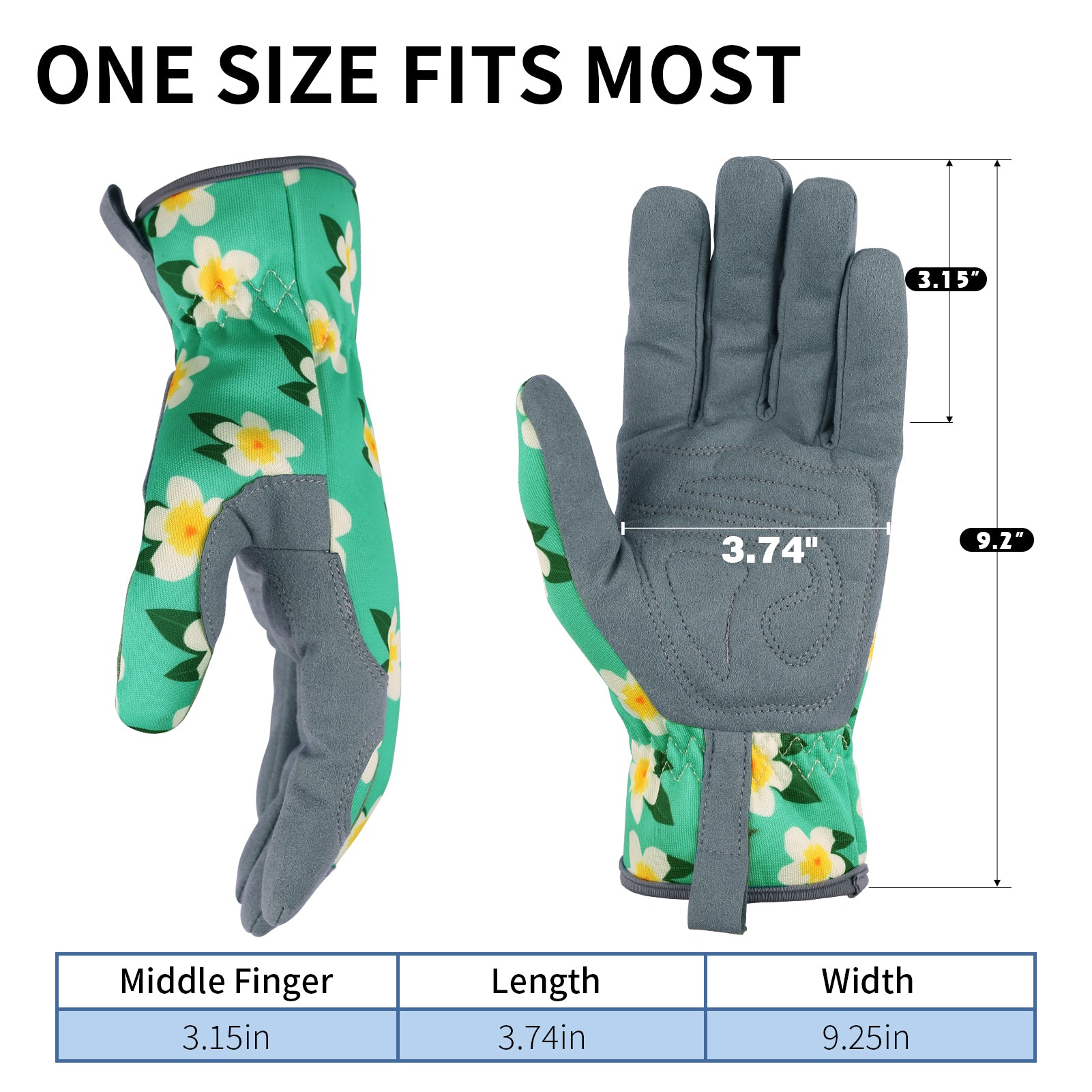 Womens Gardening Weeding Working Gloves, Leather Garden Glove for Women Thorn Proof No Stab for Digging, Planting,Pruning - Image 5