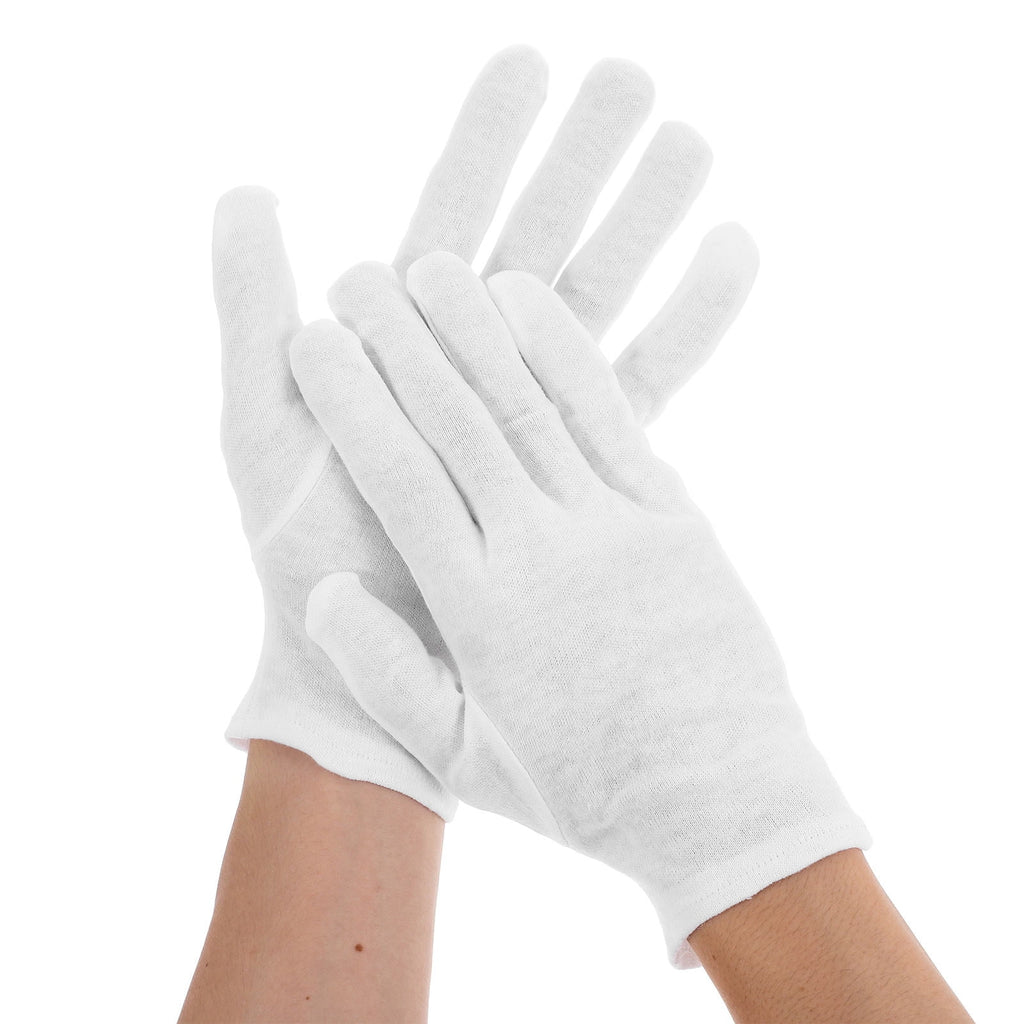 2-Pack Cotton Work Gloves for Men and Women, Protective Garden Gloves for Outdoor and Industrial Use - Image 6