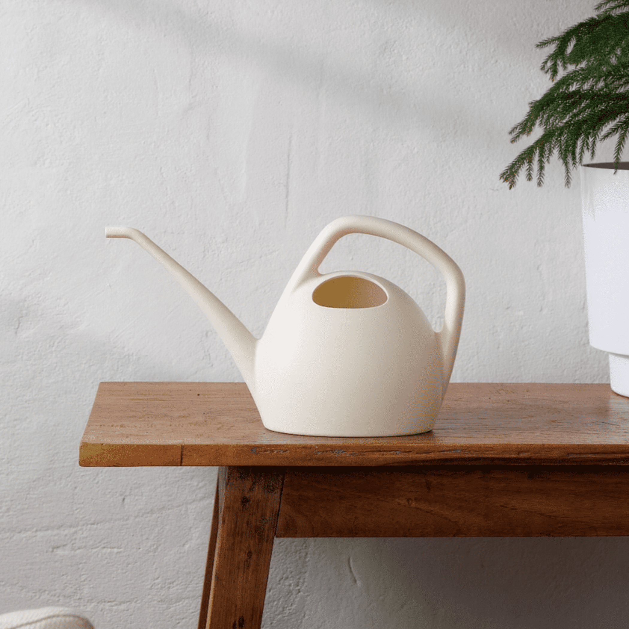 Bloem Canary Cream Watering Can, 1.5 Liter, Durable Plastic, Long Spout, Steady Flow, Indoor-Outdoor - Image 2
