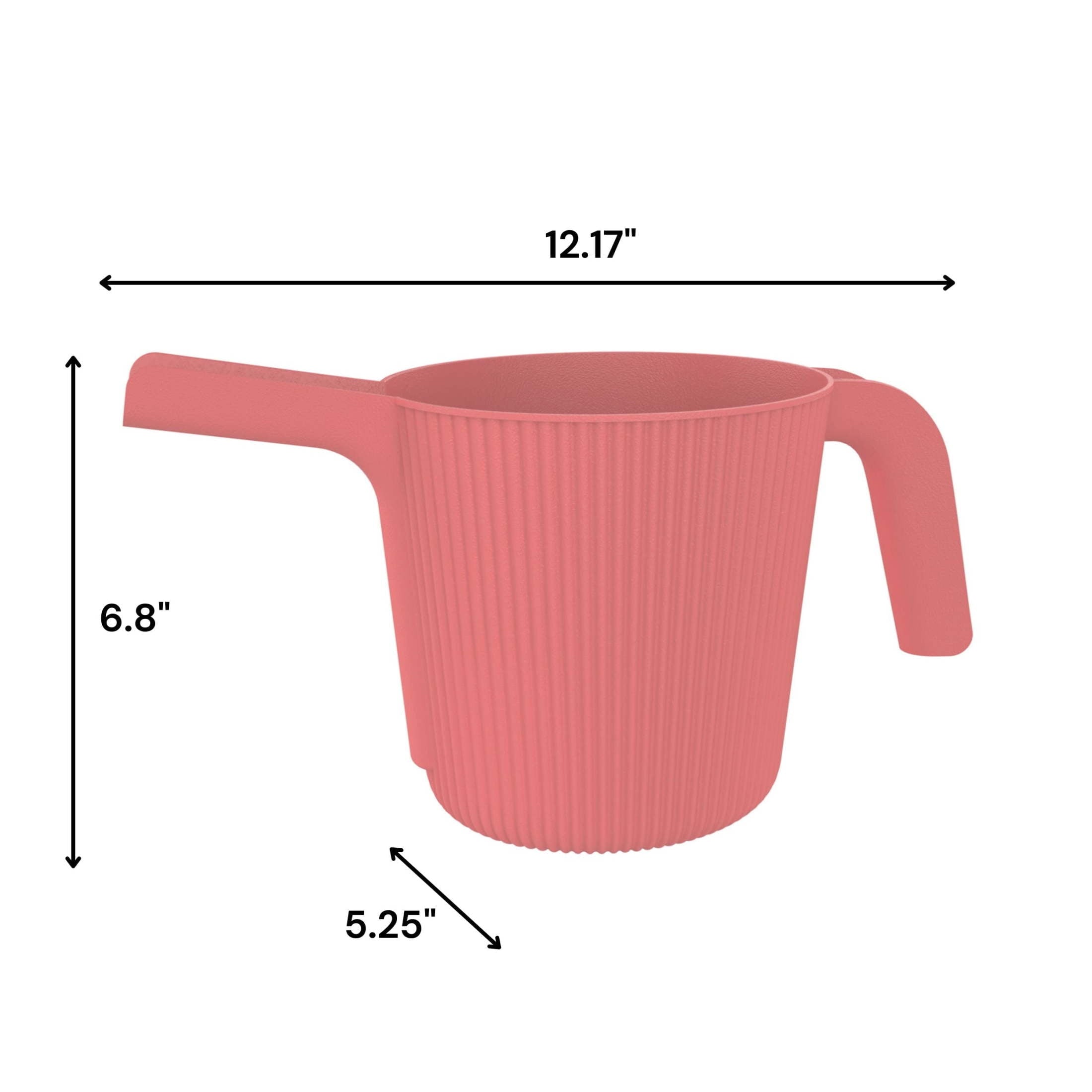 0.5 gal. Resin Watering Can, Coral Peony - Image 5