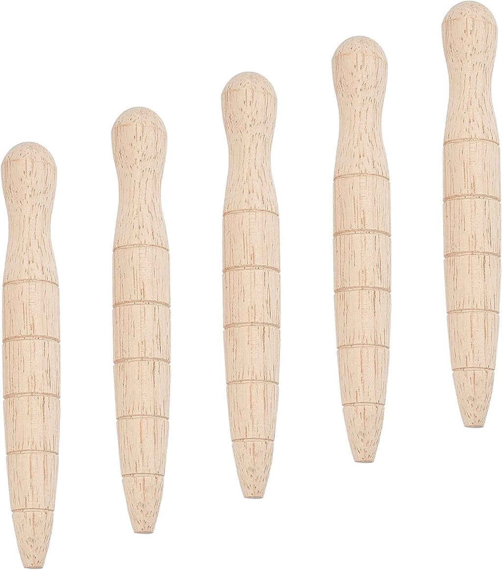 1bag 5pcs Wooden Plant Dibber Wood Garden Dibber Seed Dibbler Dibber Bulb Seedling Planting Tools Gardeners Planting ...