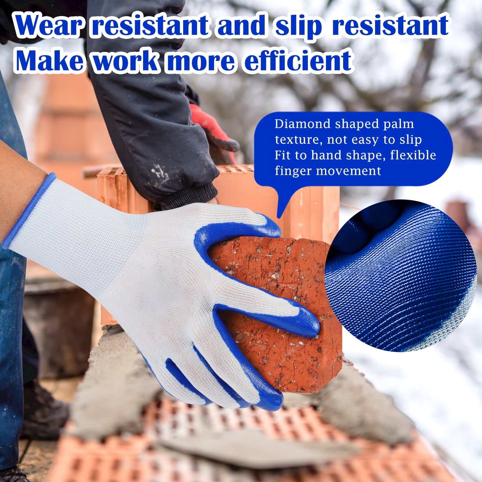 Waterproof Stab-proof Cut-proof Gardening Gloves, Outdoor Garden Work Gloves for Rose Pruning, Weeding, Soil Handling... - Image 6