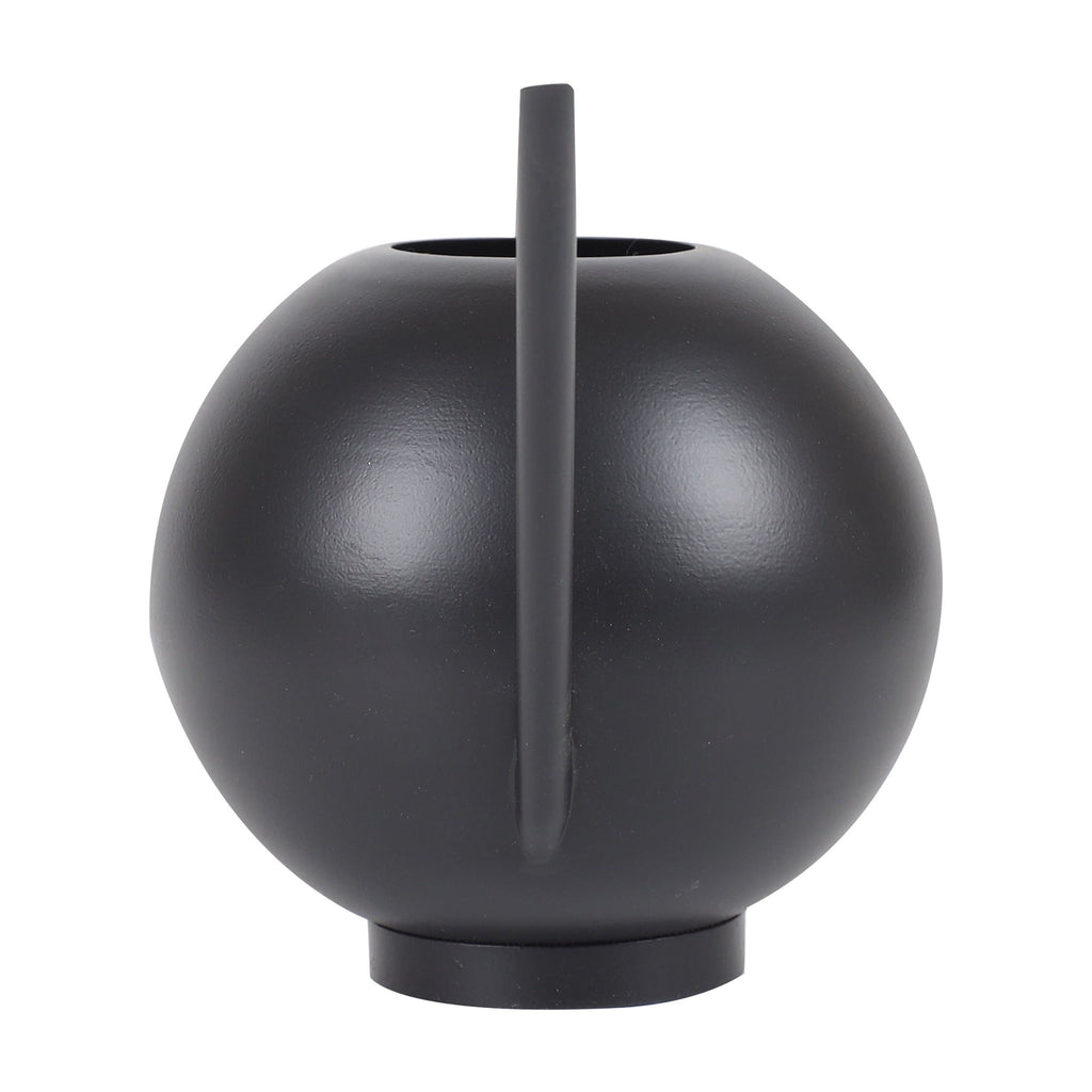 0.5-gal Metal Watering Can, Black - Image 3