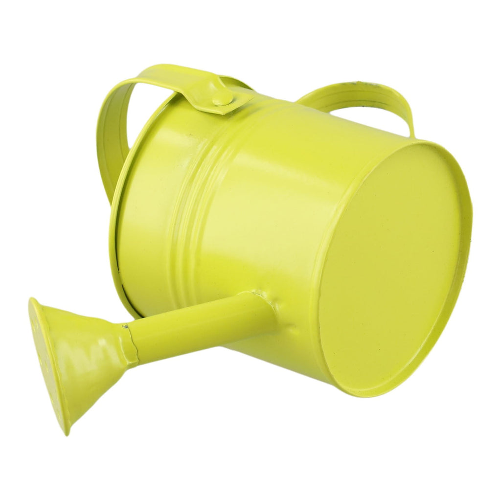 CHENGSI Garden Watering Can Metal Long Spout Sprinkler Pot Indoor Outdoor Plant Flower Kettle Sprayer 7cm Height 8cm Top Diameter Light Gree - Image 6