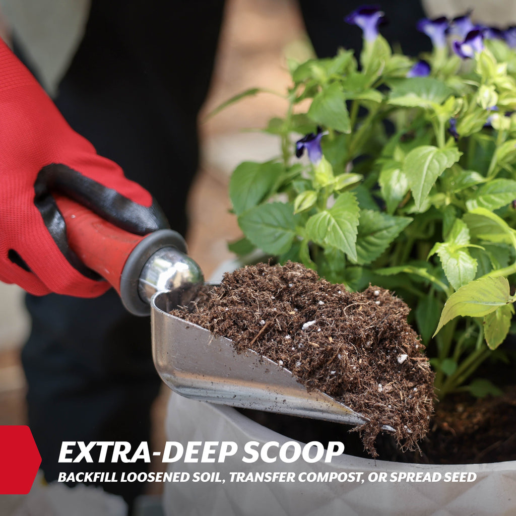 Garden Weasel Soil Prep and Planting Tool Bundle with 2-in-1 Cultivator and Potting Scoop - Image 4