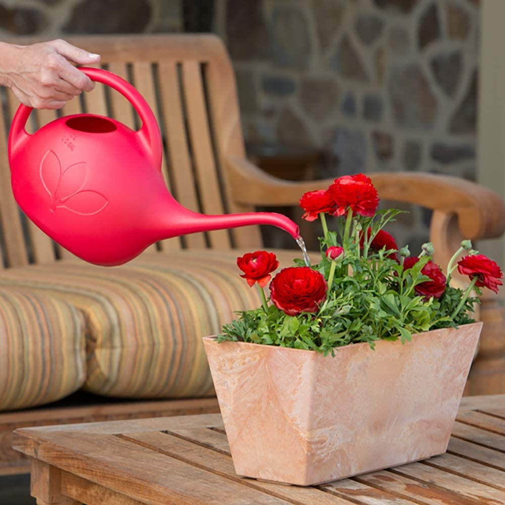30605 Indoor Watering Can, Red Plastic, .5-Gal. - Image 4