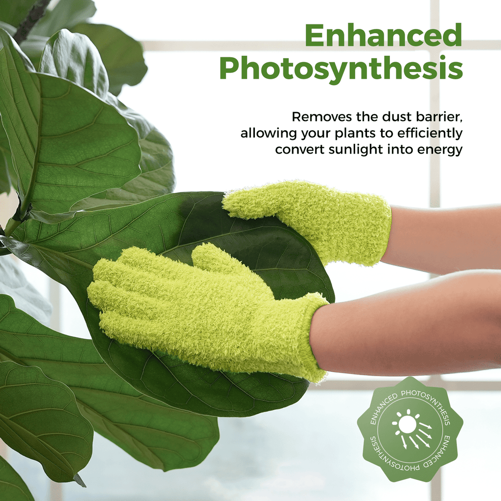Garden Gloves for Houseplants, Save Your Plants , Ultra-Gentle Microfiber Leaf Cleaners for Indoor Plants,Washable & ... - Image 3