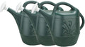 Cado 2 Gallon Watering Can Green - Pour Spout - 3 Pack, Hunter Green