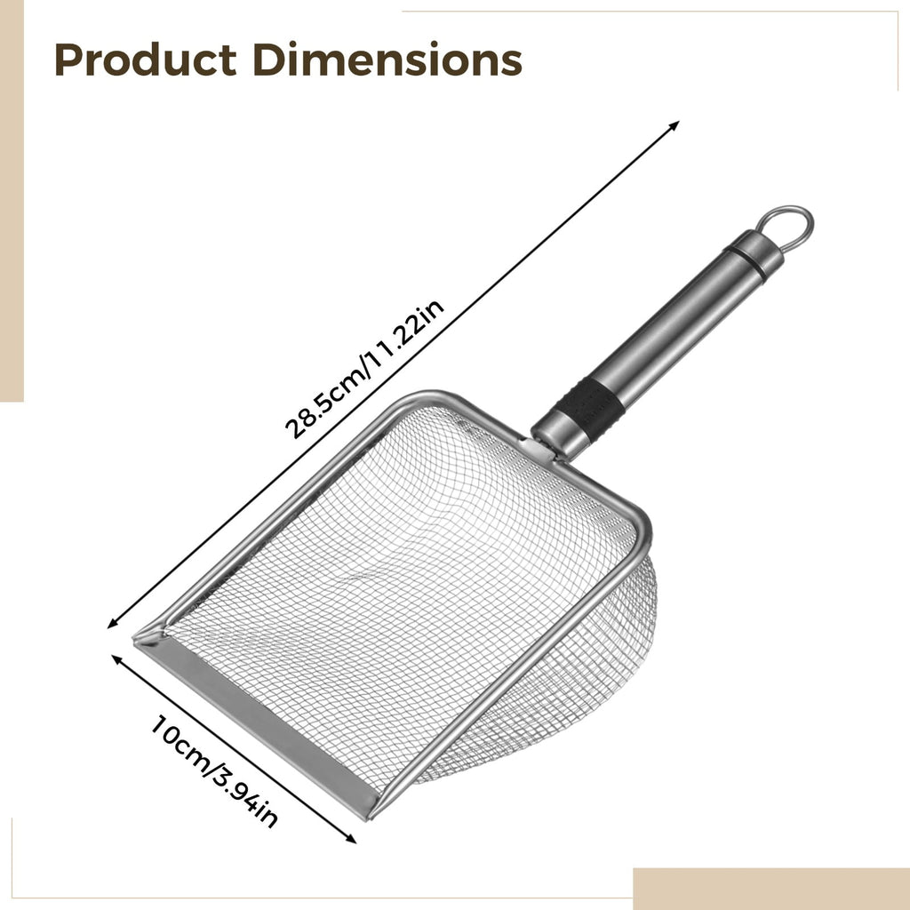 4 Pcs Stainless Steel Garden Sieve Set, Soil Sifting, Sand Screening, 2.0mm, 2.8mm, 3.8mm, 5.0mm Mesh Sizes, Quality ... - Image 4