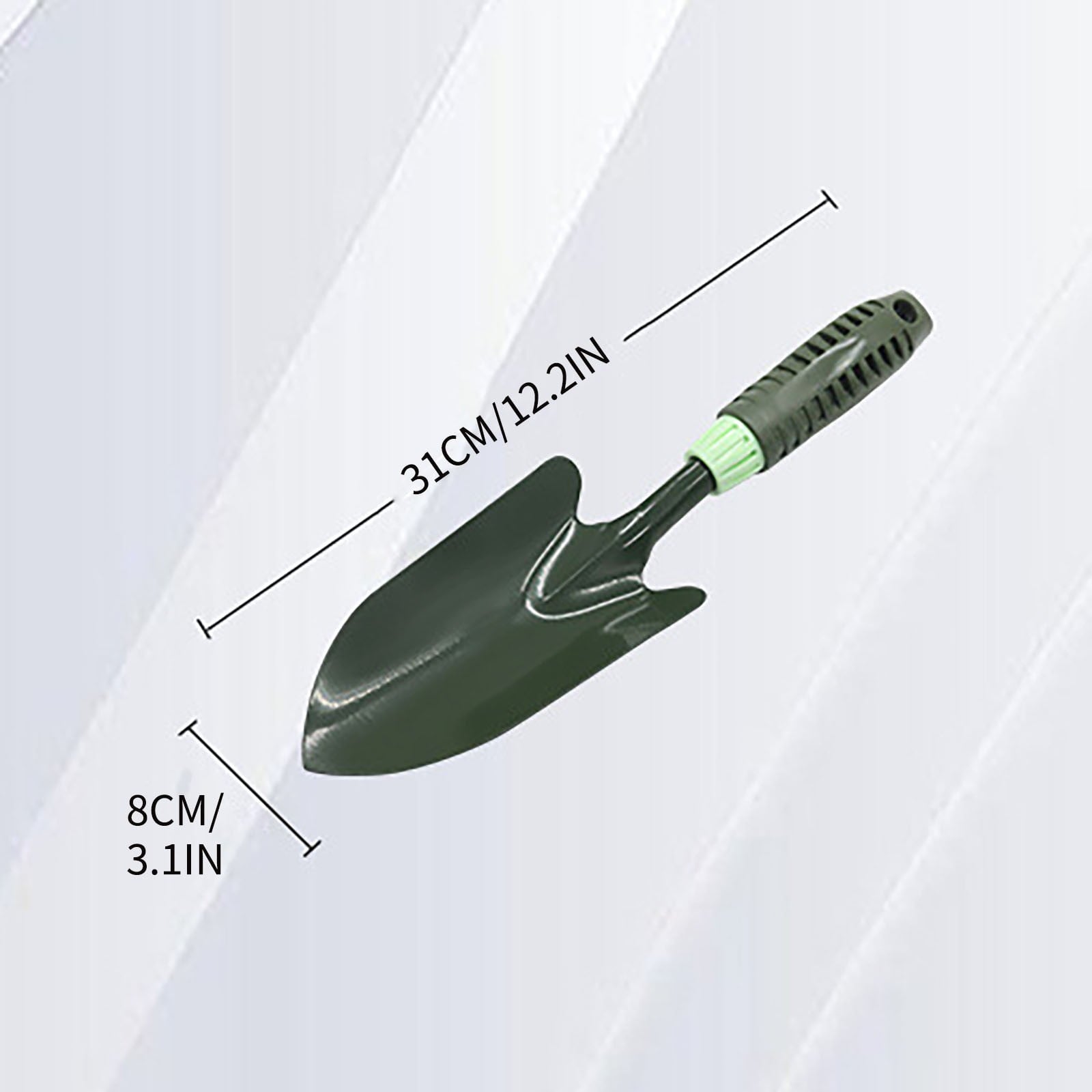 Garden Trowel Transplanter, Durable Metal Planting and Gardening Tool for Flowers, Vegetables, and Succulents, Non-Sl... - Image 3