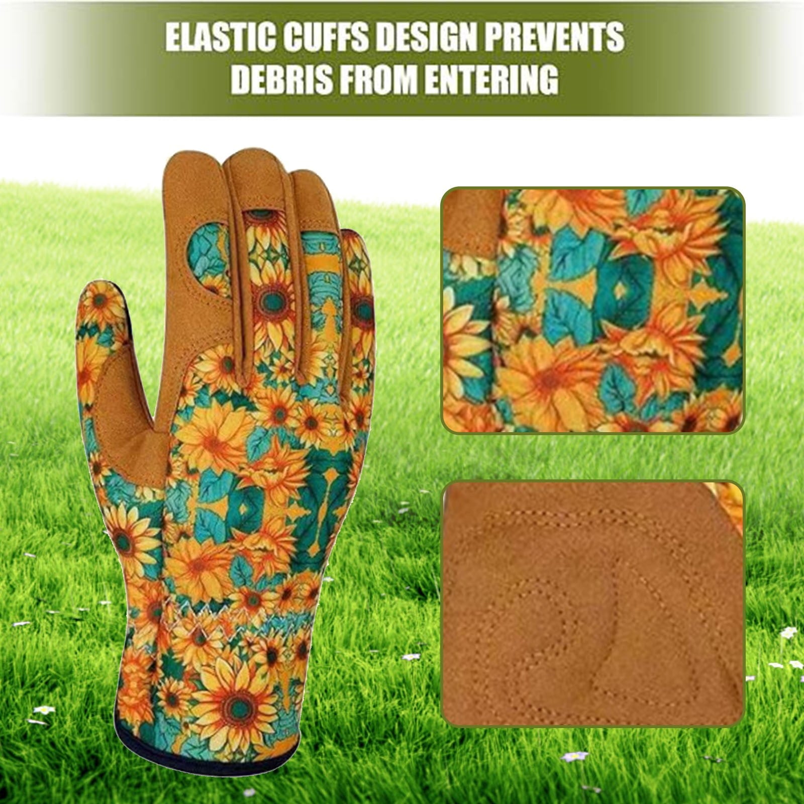 Gardening Gloves for Women Thorn Proof Garden Gloves touch Screen Working Gloves，No Stab for Digging， Planting，Pruning(C，1 Pair of Gloves） - Image 5