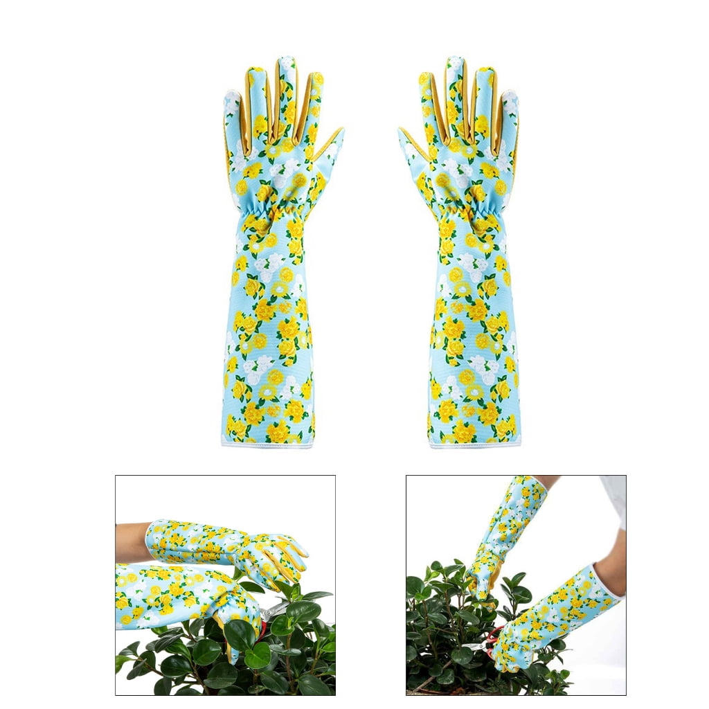 Long Garden Gloves Thorn Proof, Women Gardening Gloves for Gardening Yard Work - Image 2