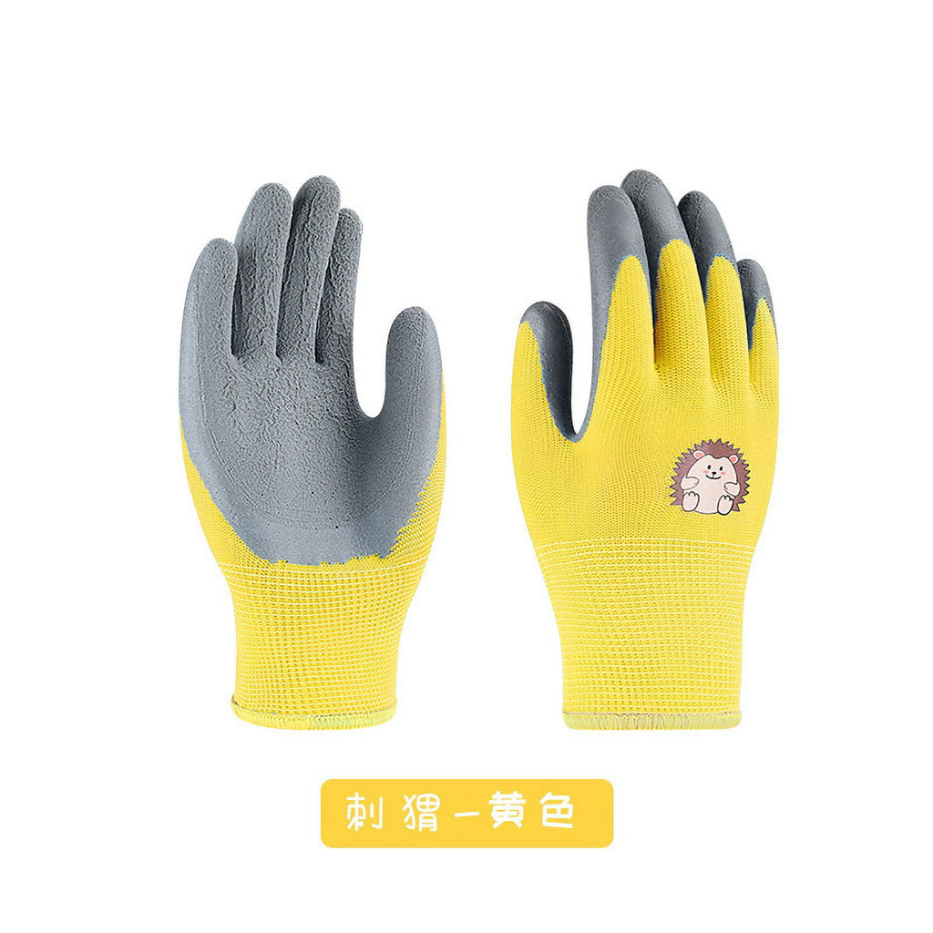 3 Pairs Small Garden Gloves Dirt Resistant Multipurpose Kids Work Comfortable Fit - Image 2