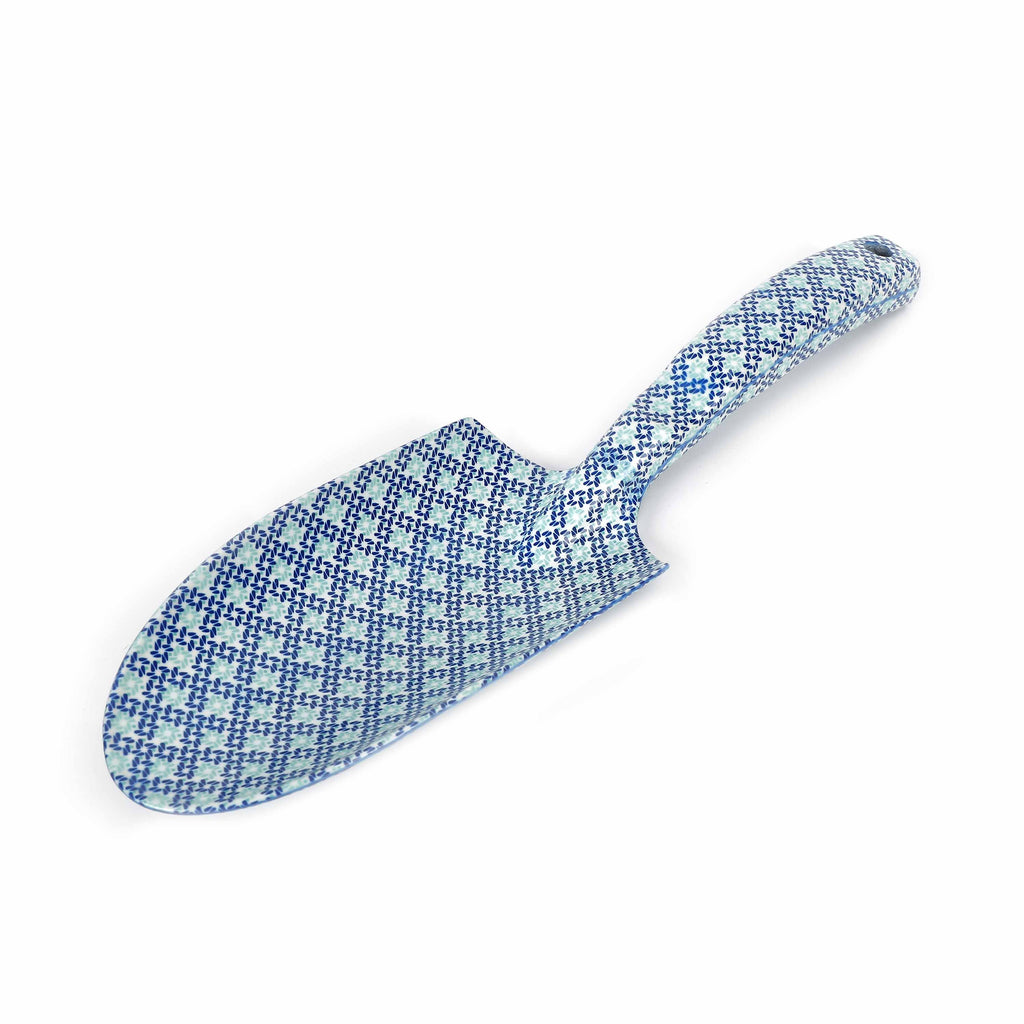 Essentials Blue Floral Gardening Aluminum Tool Set with Trowel, Cultivator, Pruner, and Gloves - Image 3