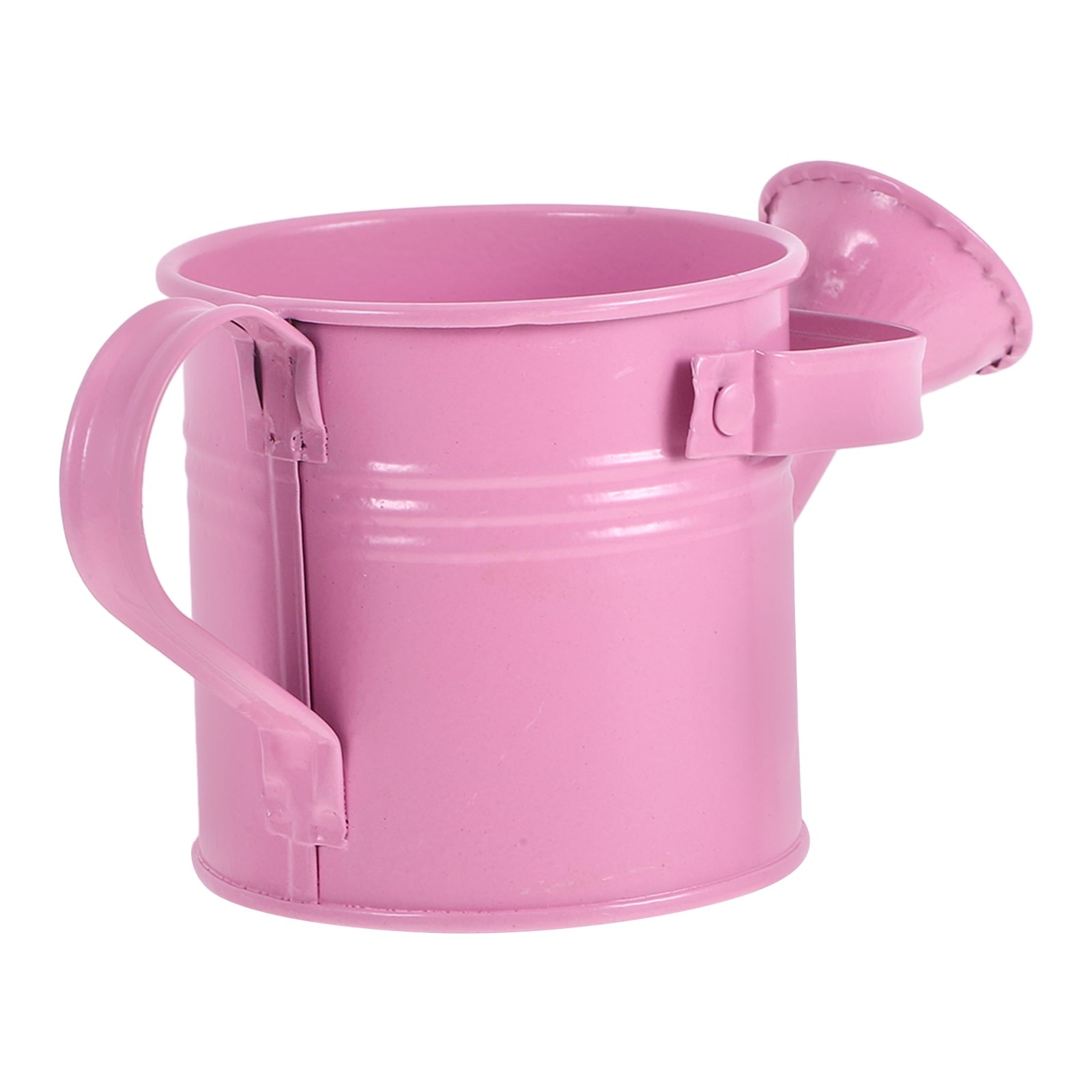 Small Watering Can Pink Galvanized Iron For Indoor Plants And Home Decor 1Pack 6.7X3X3In - Image 4