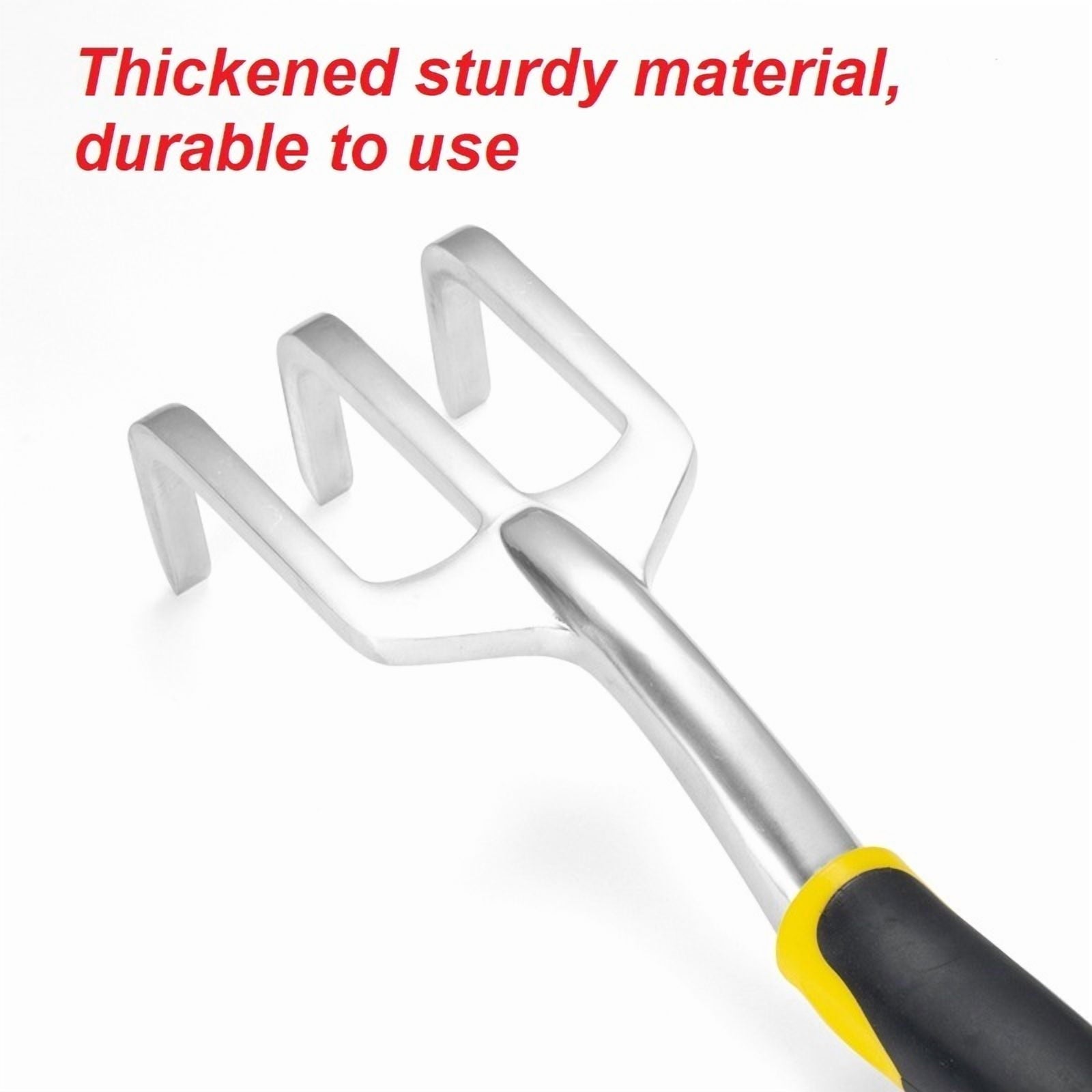 Set, 5pcs Heavy Duty ing Kit Aluminum Alloy Includes Hand Trowel, Transplant Trowel, Hand Rake, Weeder, Hand Fork, wi... - Image 4