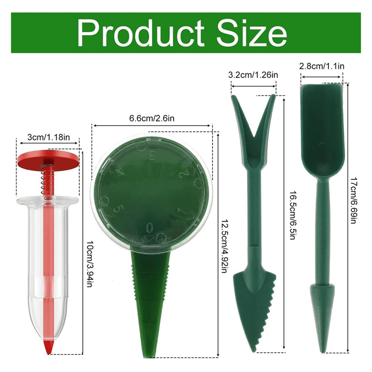6Pcs Mini Sowing Seed Dispenser, Seed Planter Tool,Handheld Seed Planter,Seed Sower Tool,Hand Seed Spreader,Garden Seed - Image 6