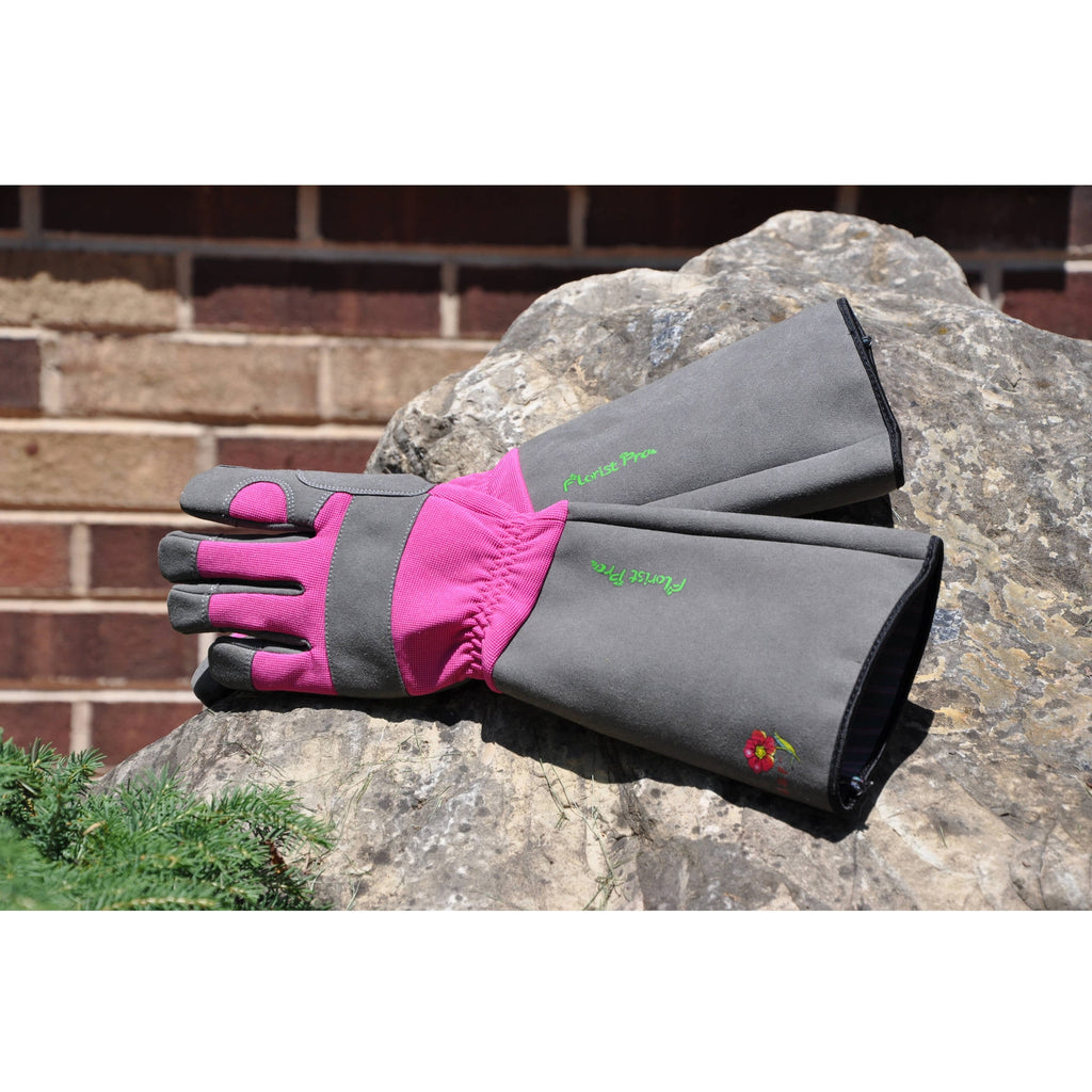 Florist Pro Long Sleeve Rose Gardening Women Gloves, Medium, Color May Vary - Image 3