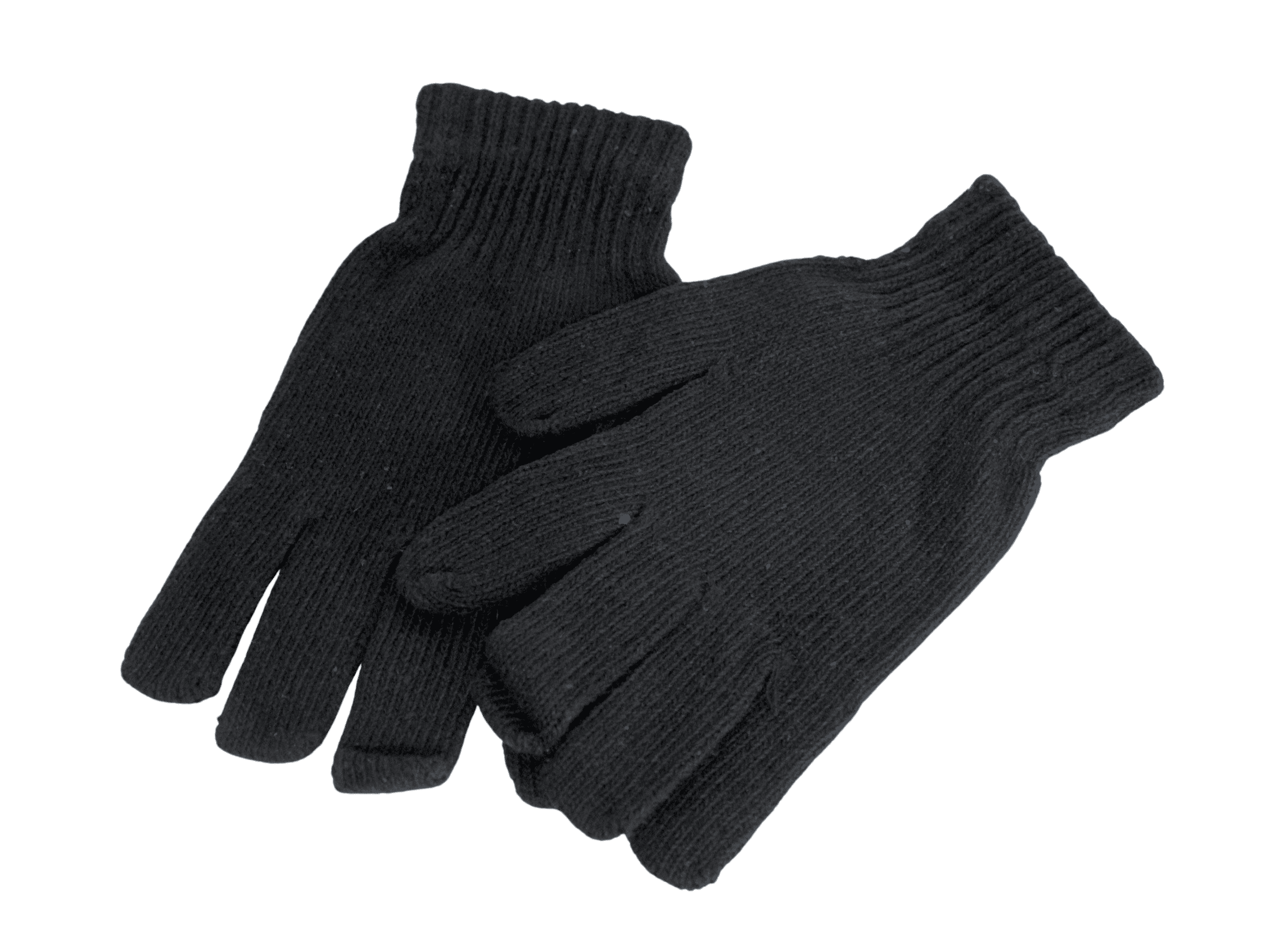 3 Pair Acrylic Knit Multi Purpose Home Repair Garden Gloves Hand Protector - Image 2