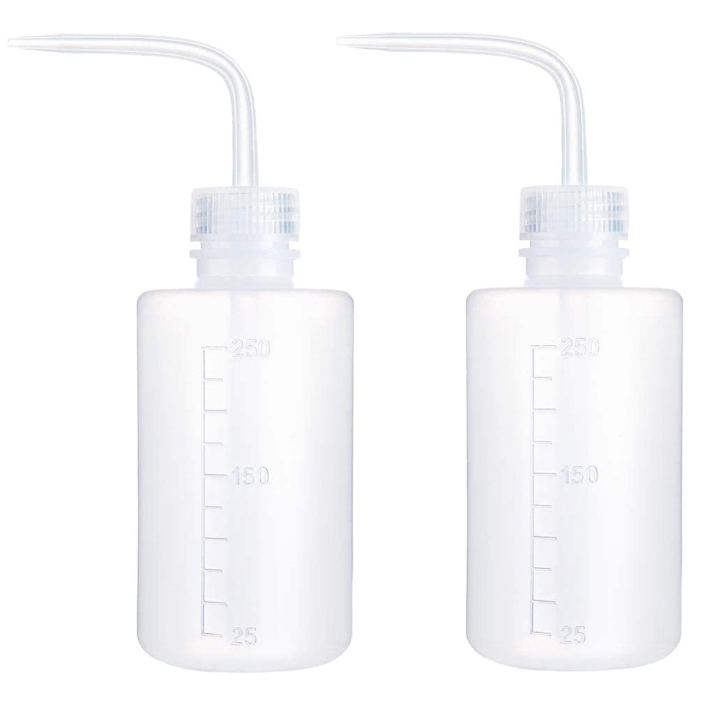 2Pcs Succulent Watering Bottle Plastic Bend Mouth Watering Cans, 250Ml Squeezed Bottle Plant Mist Bottle Flower Squeezed Watering Can Kettle