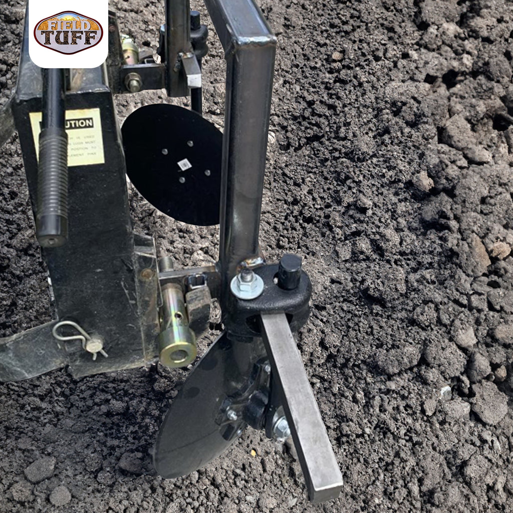 Field Tuff 43 Inch Disc Cultivator Garden Bedder Hiller For 3 Point Tractor - Image 4