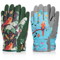 2pairs Gardening Gloves for Men Women, EEEkit Thorn-Proof Floral Garden Gloves with Grip for Rose Pruning, Cactus Handling