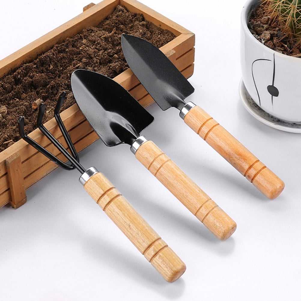 1 Set of Garden Tools Outdoor Gardening Hand Tools Garden Trowel Rake Garden Tool for Planting - Image 5