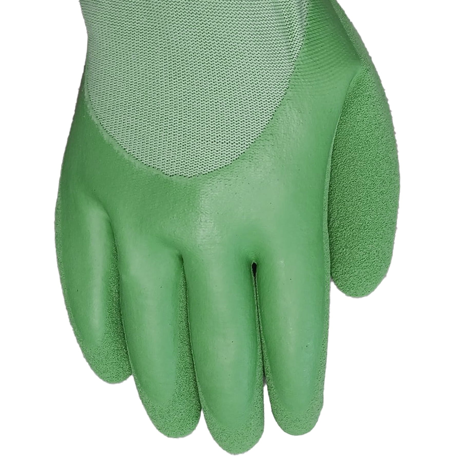 Ladies Double Dipped Latex Glove, Small, Green - Image 5