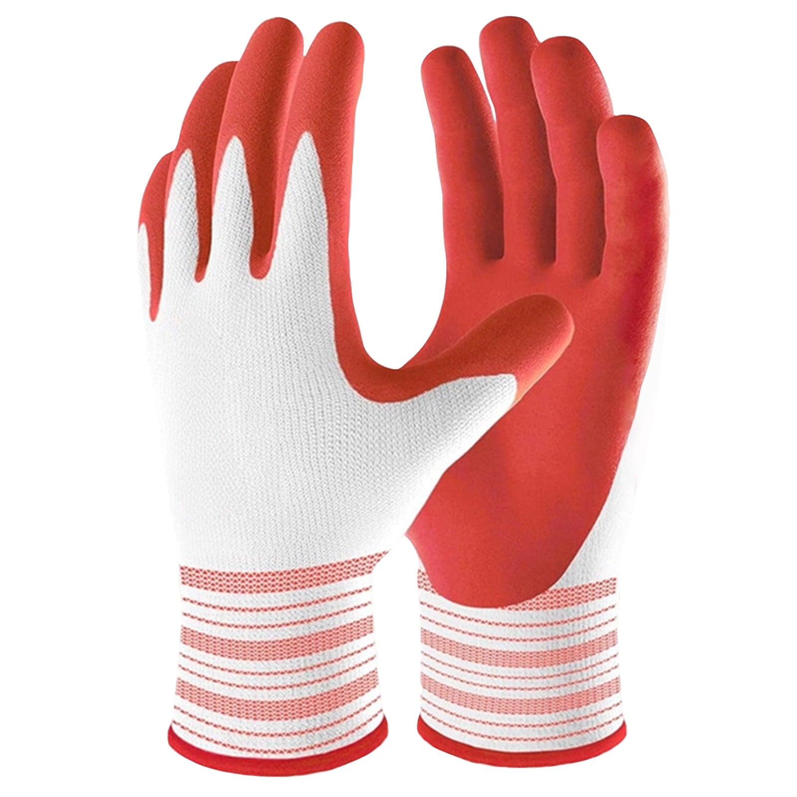 Gardening Gloves for Women Ladies, Breathable Rubber Coated for Yard Garden Work, Outdoor Indoor Protective Gloves with Non-Slip Grip, Mediu - Image 4
