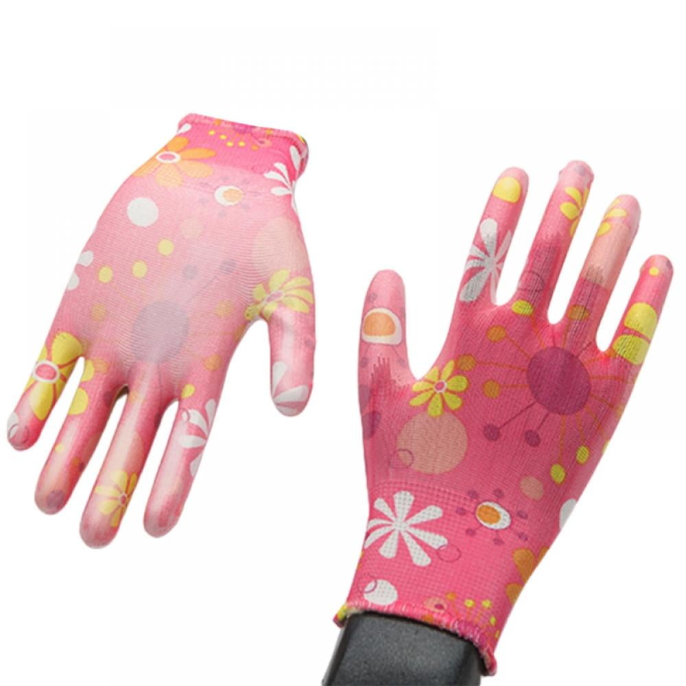 4 Pair of Gardening Gloves, Breathable Flower Coated Women Work Gloves, Garden Gloves for Women - Image 5