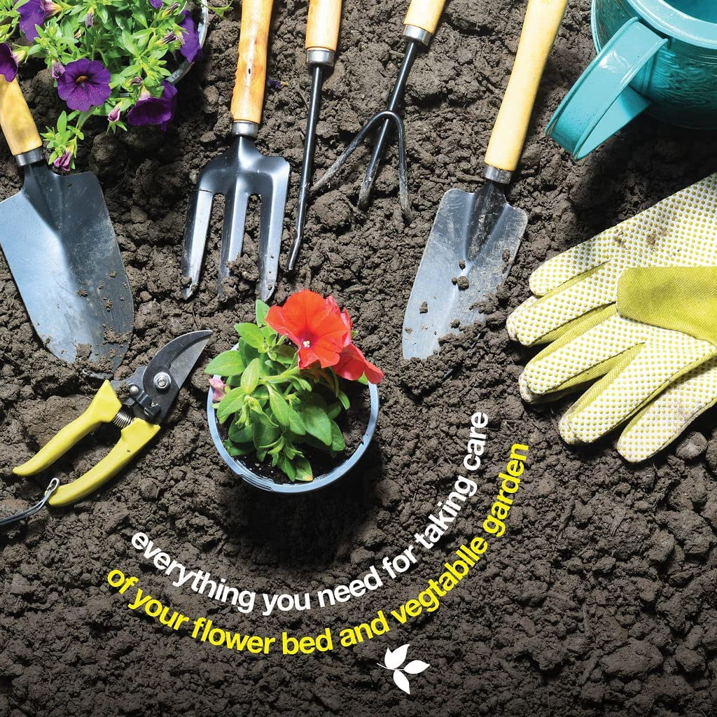 Garden Tool Set with Gloves Bag 10 Pieces - Image 5